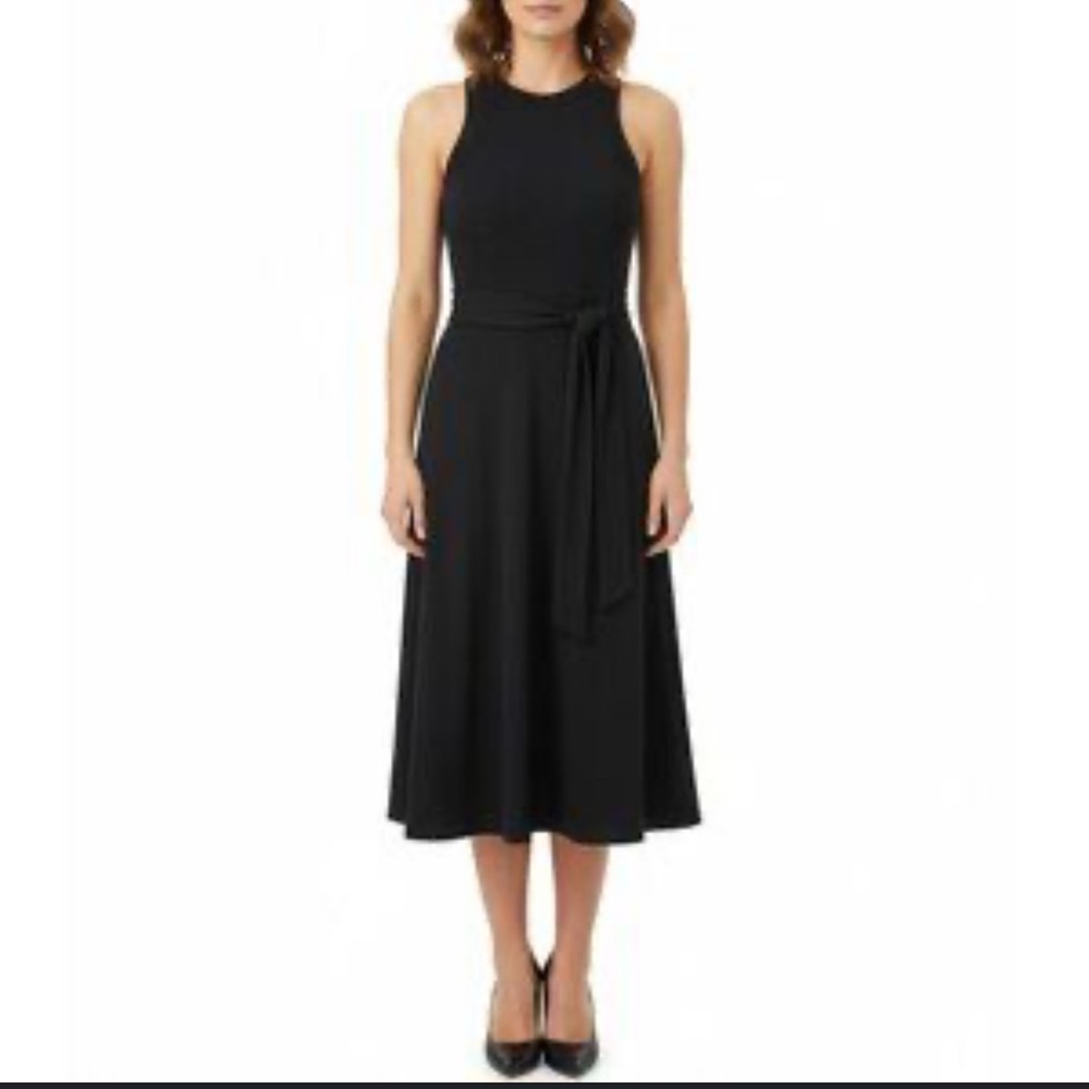 Belted Ribbed Dress - Picture 2 of 4